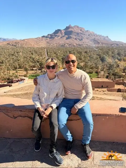 Ait Ben Haddou kasbah in Morocco with the Ounila River passing by